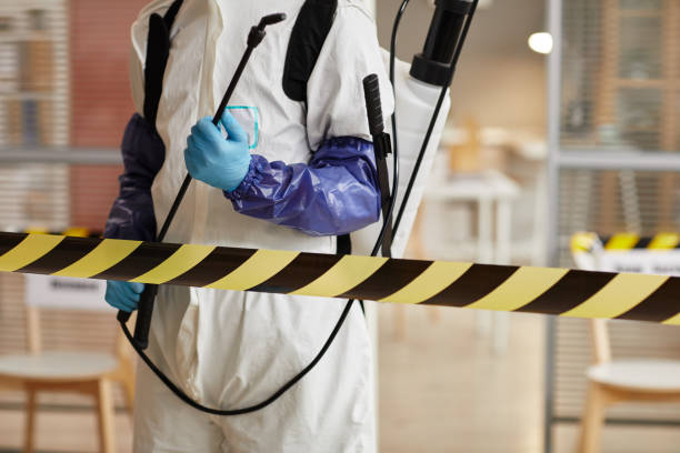Professional Infectious Disease Decontamination technician working in Camden, IN